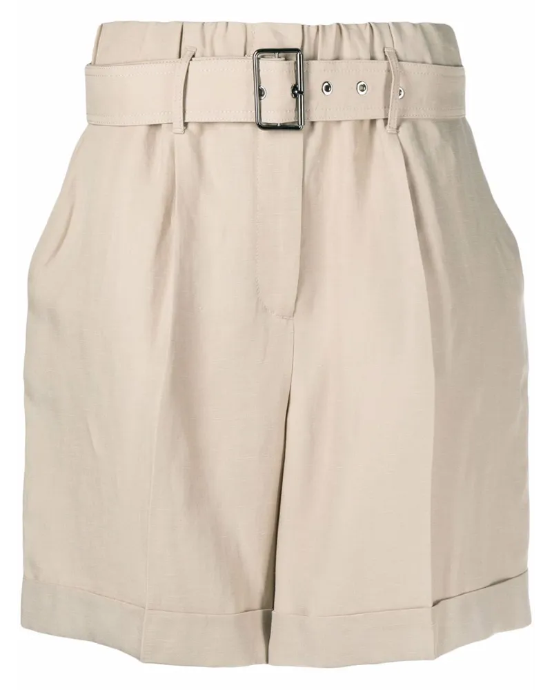 Woolrich Shorts mit Gürtel - Nude Nude
