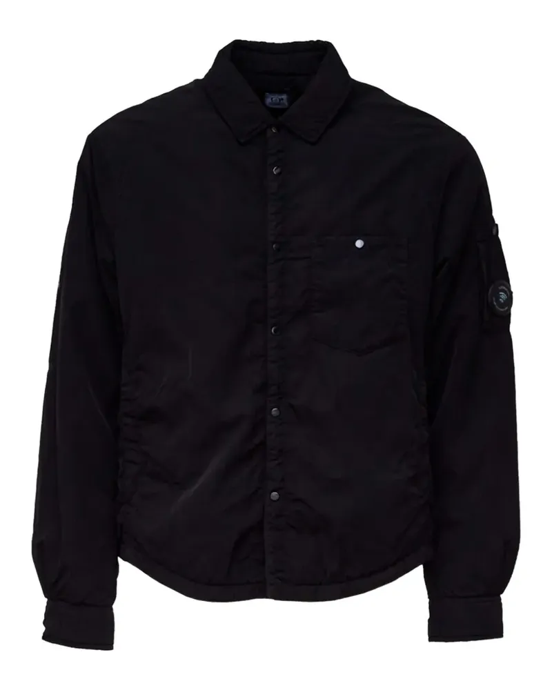 C.P. Company Wattierte Chrome-R Hemdjacke - Schwarz Schwarz