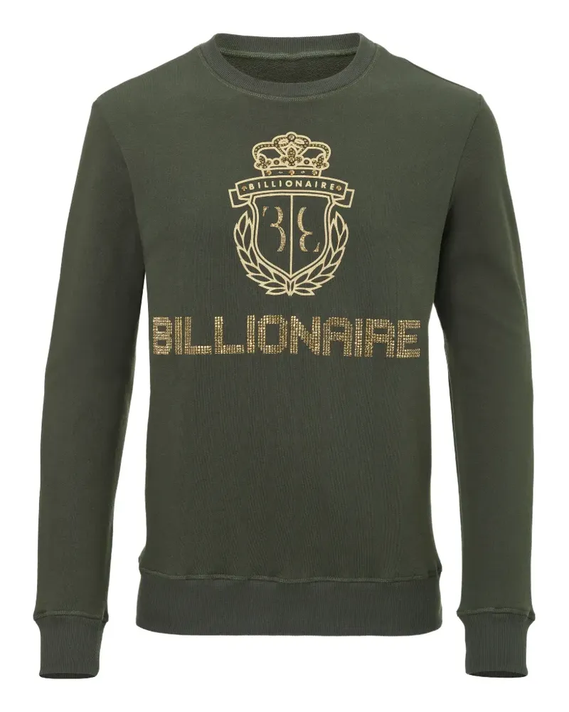 Billionaire Craig Sweatshirt mit Kristallen - Grün Grün