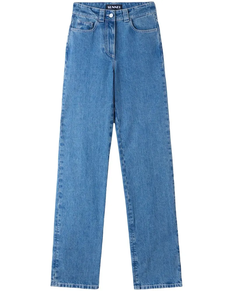 SUNNEI Bellideontro Straight-Leg-Jeans - Blau Blau