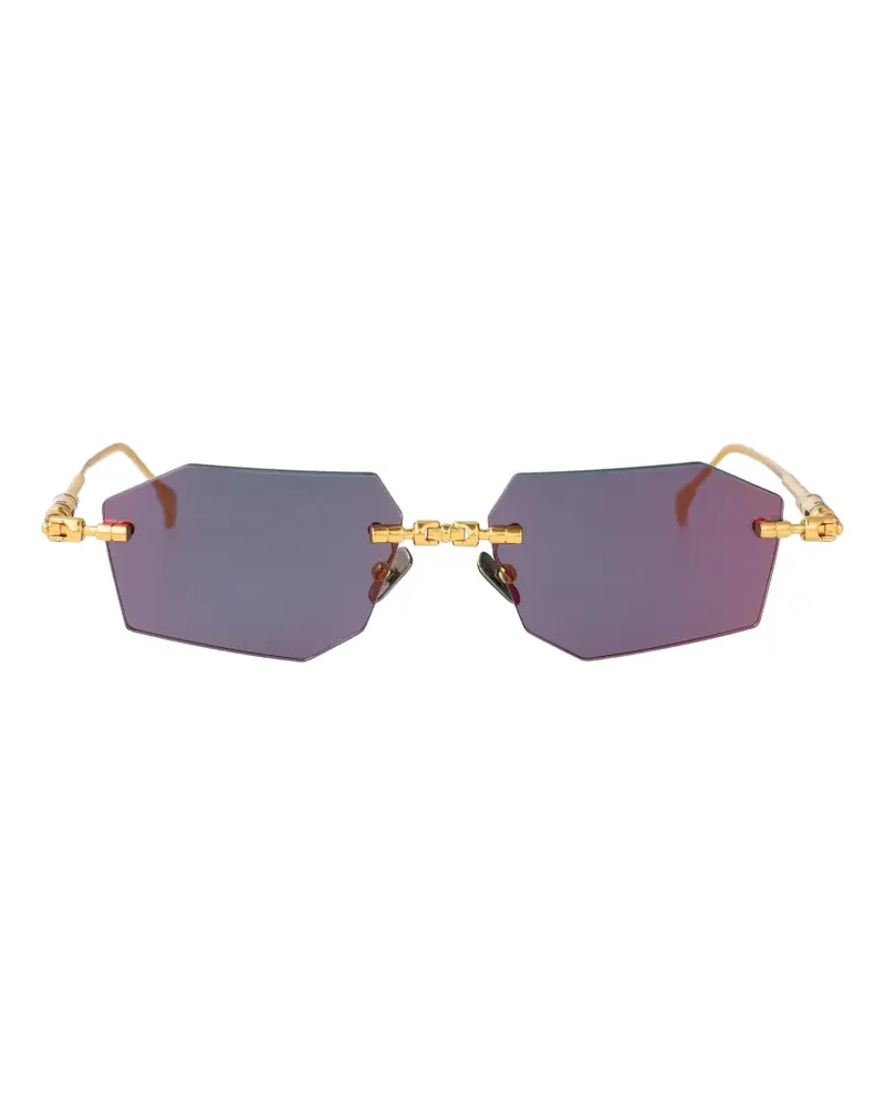 KUBORAUM Maske H63 geometric-frame sunglasses - Violett Violett