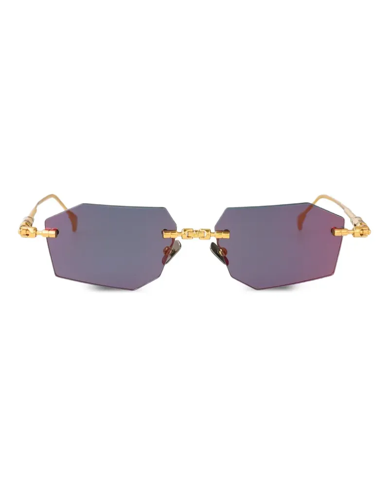 KUBORAUM Maske H63 geometric-frame sunglasses - Violett Violett