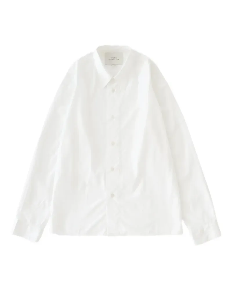 Studio Nicholson Hal Hemd - Weiß Weiß