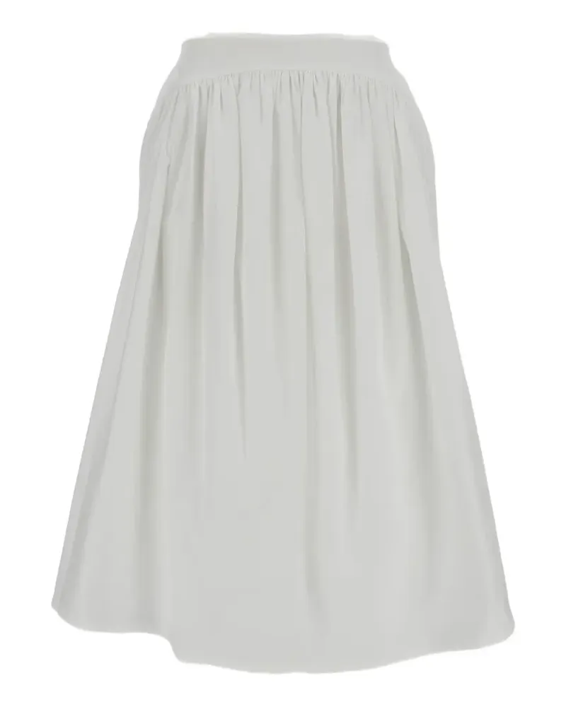 Simone Rocha gathered midi skirt - Weiß Weiß