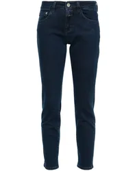 Closed Skinny-Jeans mit hohem Bund Blau