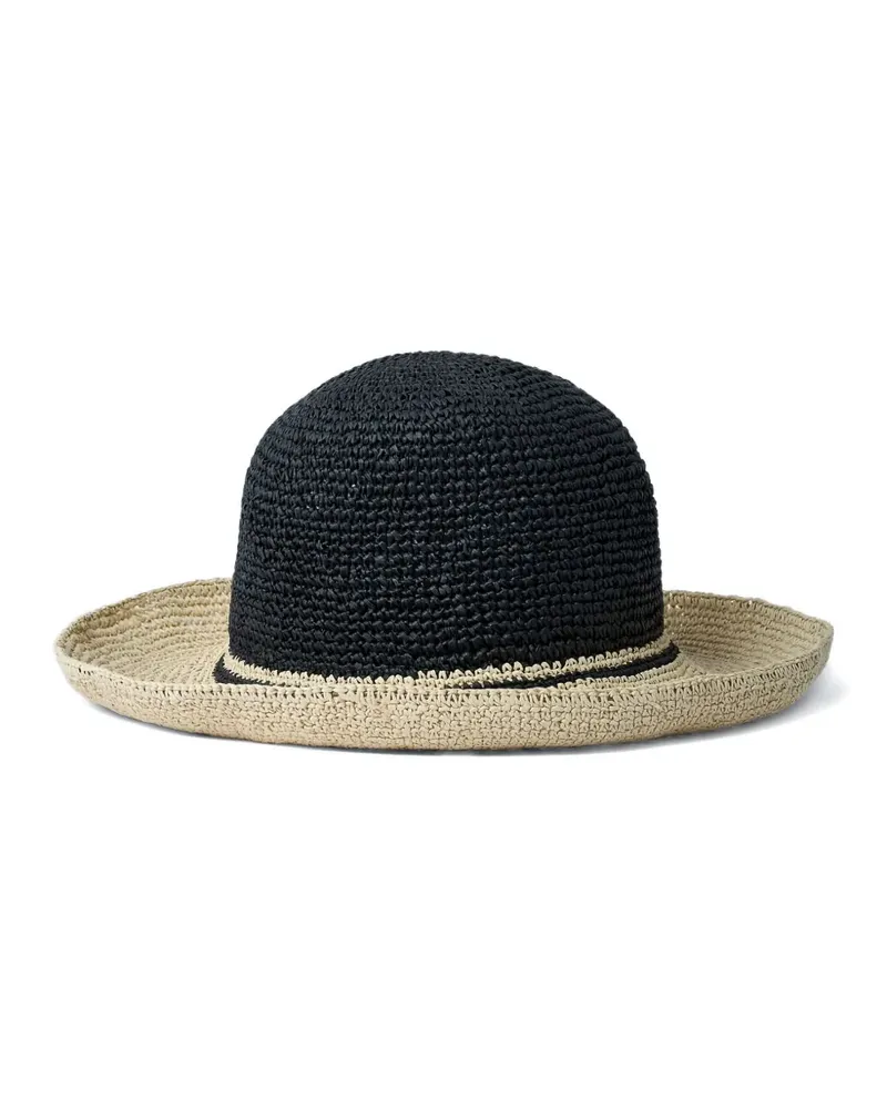 Totême Gewebter Strohhut - 253WSH0027FB0489317|Black 253wsh0027fb0489317