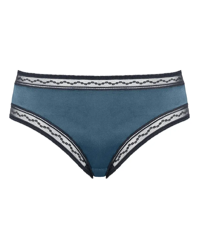 Eres Inspirée Slip mit Spitzenbesatz - Blau Blau