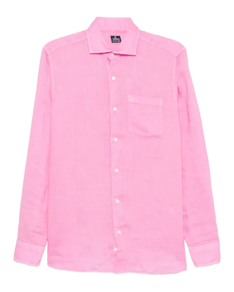 Truzzi chest-pocket shirt - Rosa Rosa