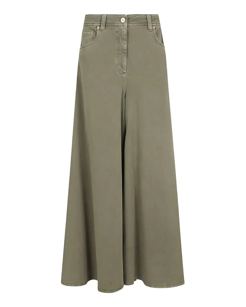 Brunello Cucinelli wide-leg trousers - Grün Grün