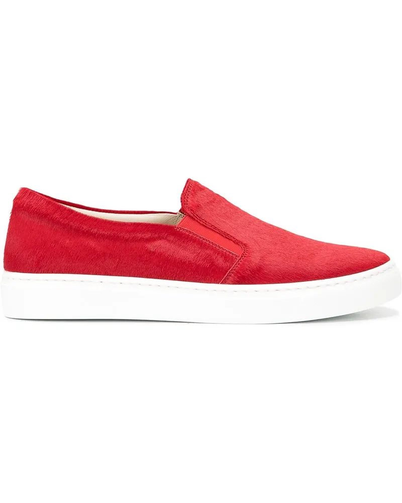 MADISON.MAISON Slip-On-Sneakers mit runder Kappe - Rot Rot