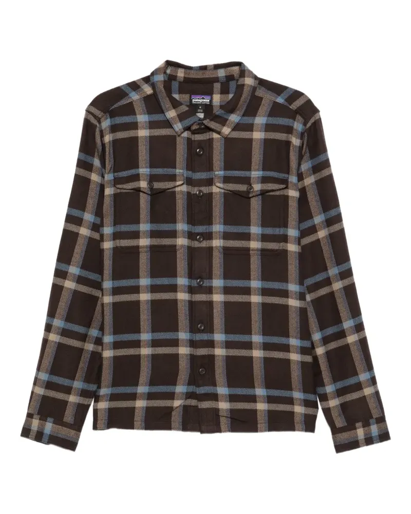 Patagonia M Fjord flannel shirt - Braun Braun