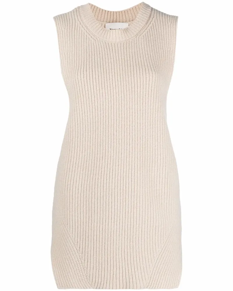 Nanushka Gestricktes Top - Nude Nude