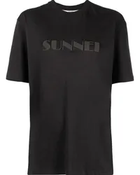 SUNNEI T-Shirt mit Logo-Print Schwarz