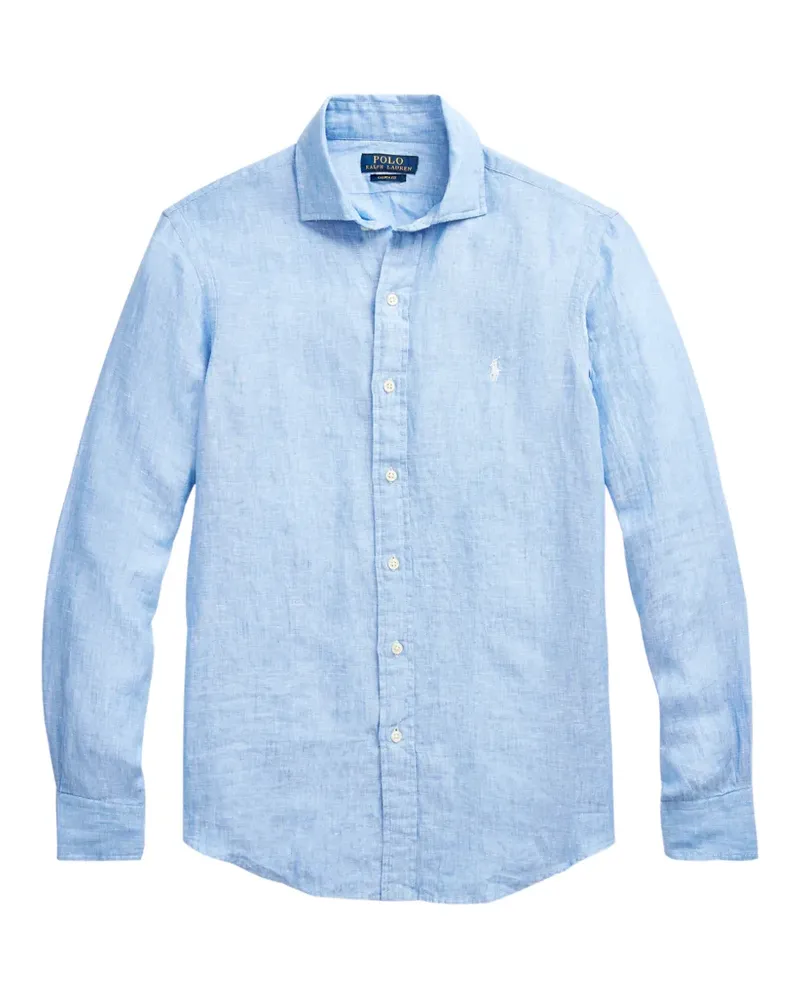 Ralph Lauren Hemd mit Logo-Stickerei - Blau Blau