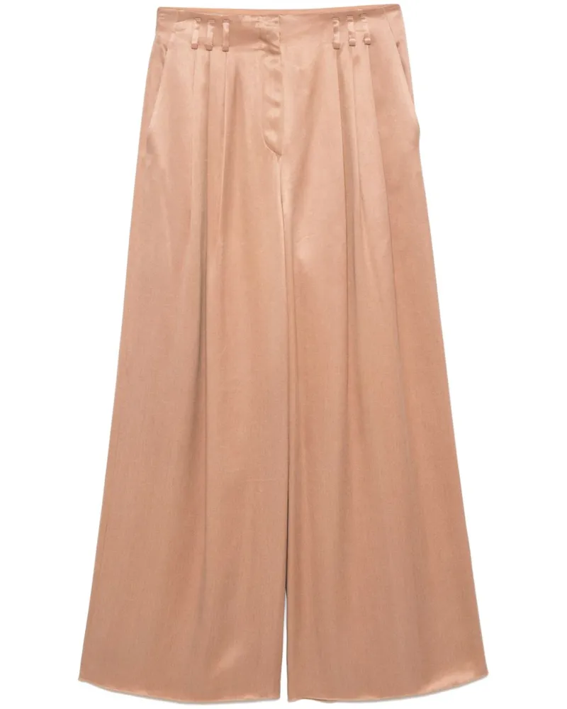 Giorgio Armani Hose mit weitem Bein - Braun Braun