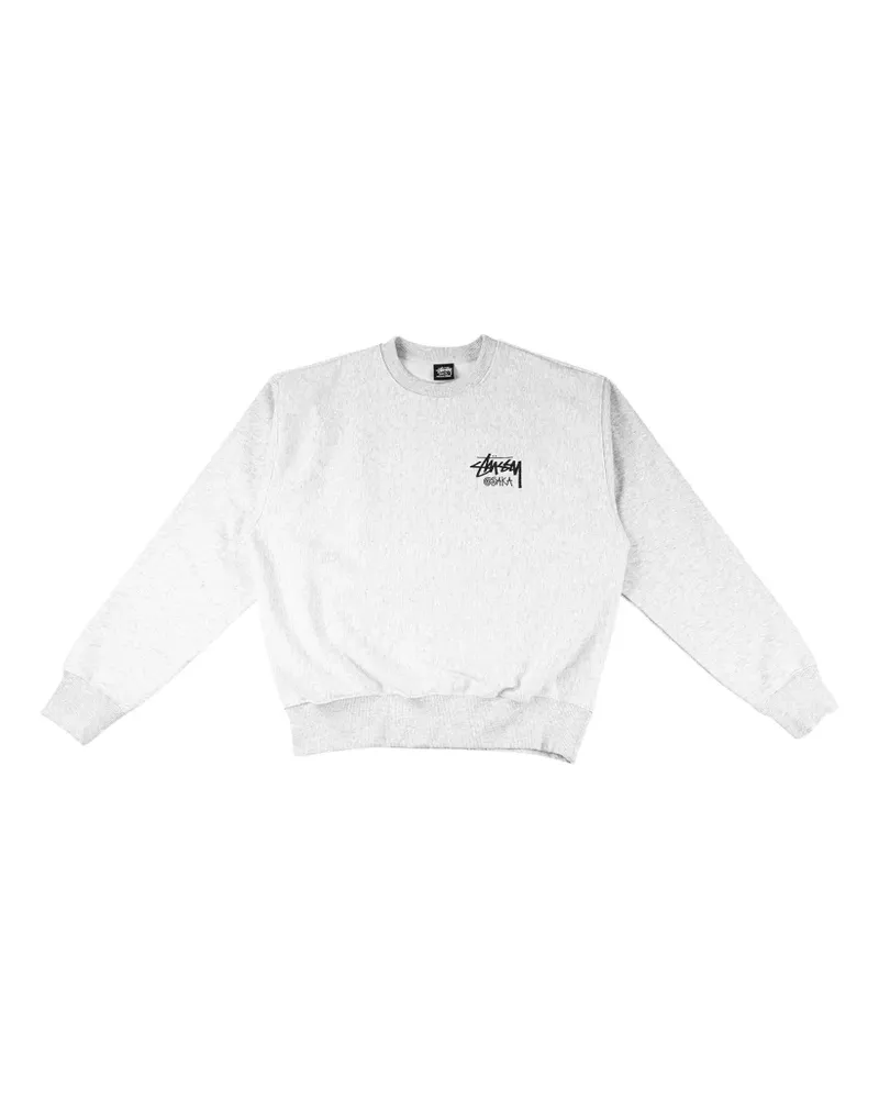 Stüssy Osaka logo-print sweatshirt - Grau Grau