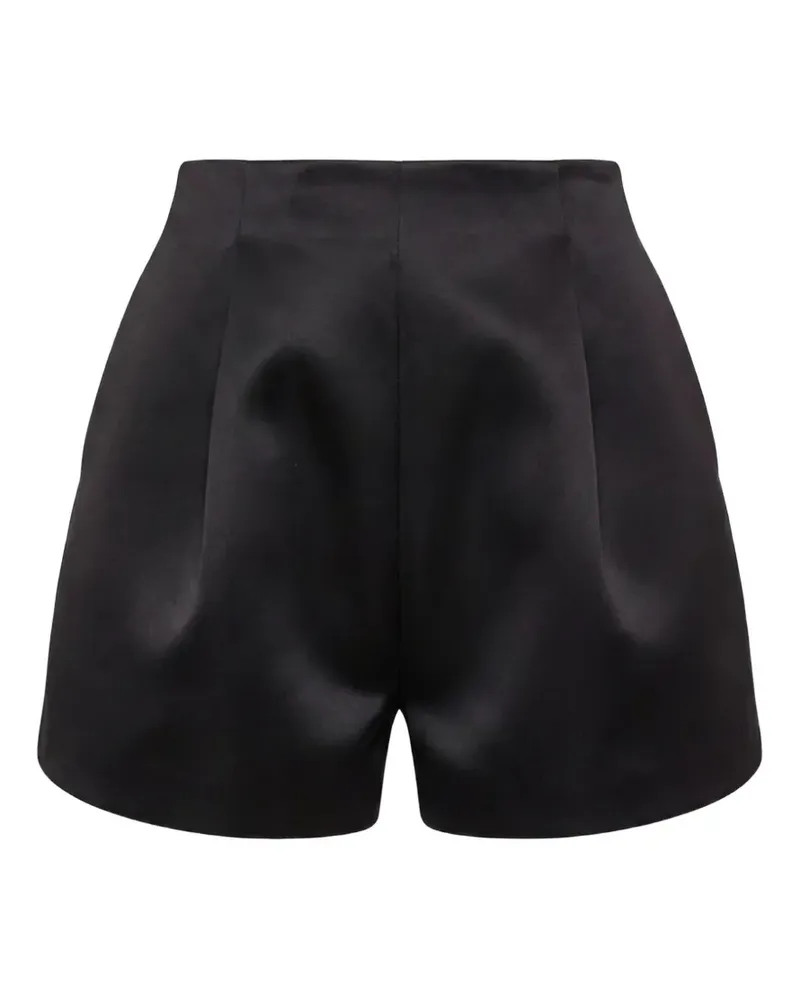 Ulla Johnson Isa Shorts mit Falten - Schwarz Schwarz