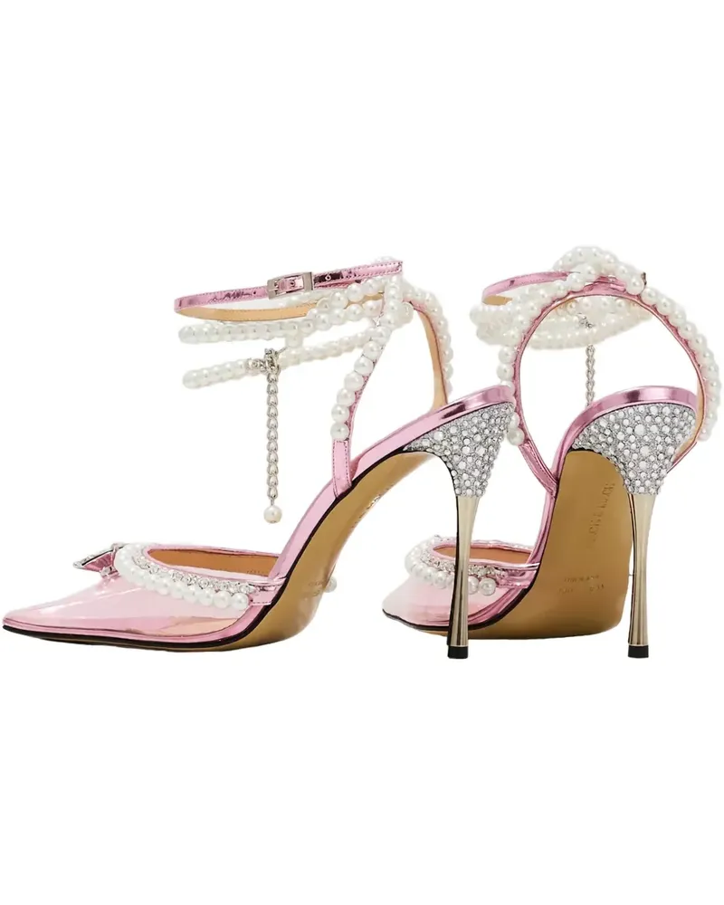 Mach & Mach Diamond of Elizabeth crystal-pearl pumps - Weiß Weiß