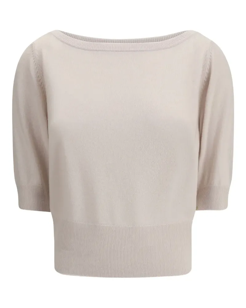 extreme cashmere Pullover mit Puffärmeln - Nude Nude