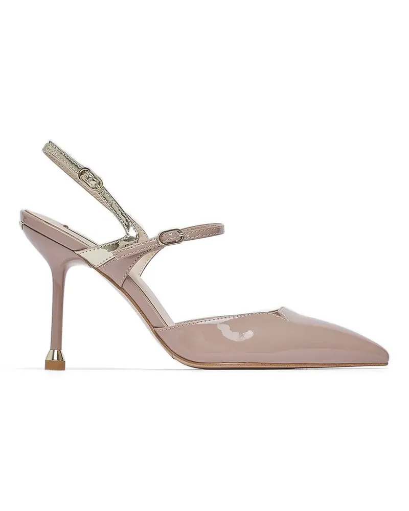 Liu Jo patent-finish slingback pumps - Rosa Rosa