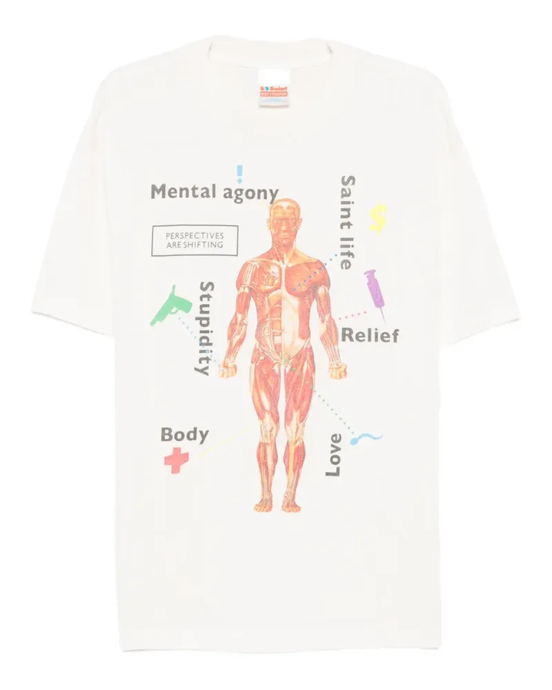 SAINT MXXXXXX graphic-print T-shirt - Weiß Weiß