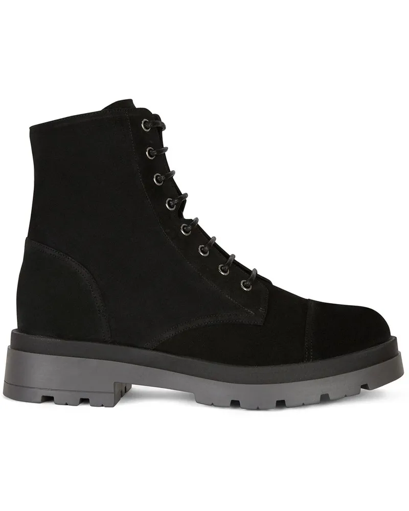 Giuseppe Zanotti Jerico Schnürstiefel - Schwarz Schwarz