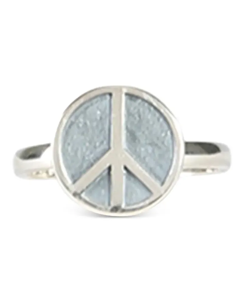 NEEDLES Ring mit Friedenszeichen - Silber Silber