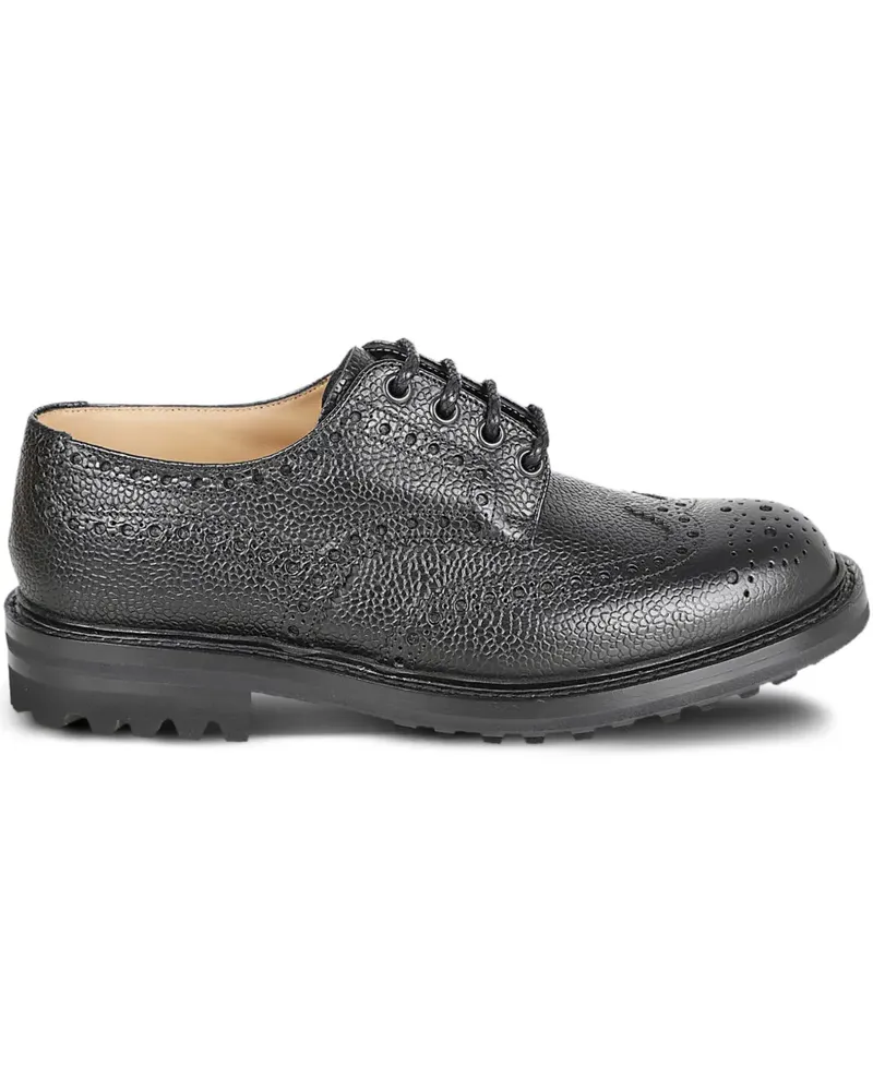 Church's Perforierte McPherson LW Oxford-Schuhe - Schwarz Schwarz