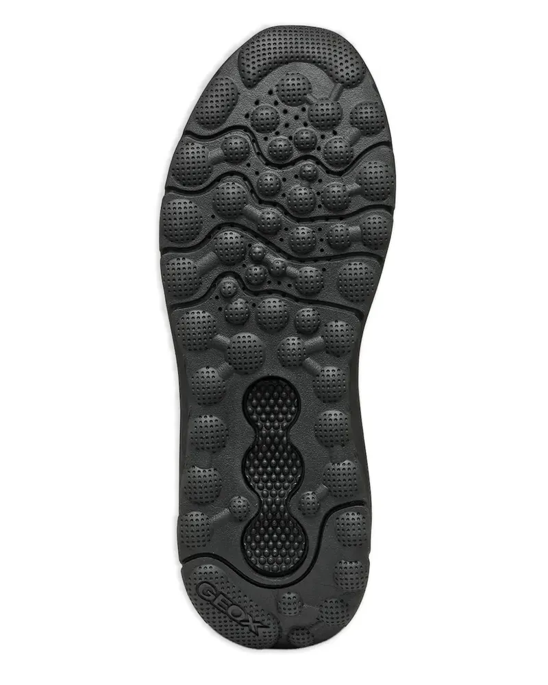 Geox Spherica Actif X Sneakers in Strickoptik - Schwarz Schwarz