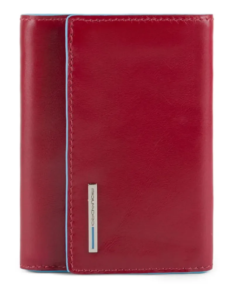 Piquadro trifold leather wallet - Rot Rot
