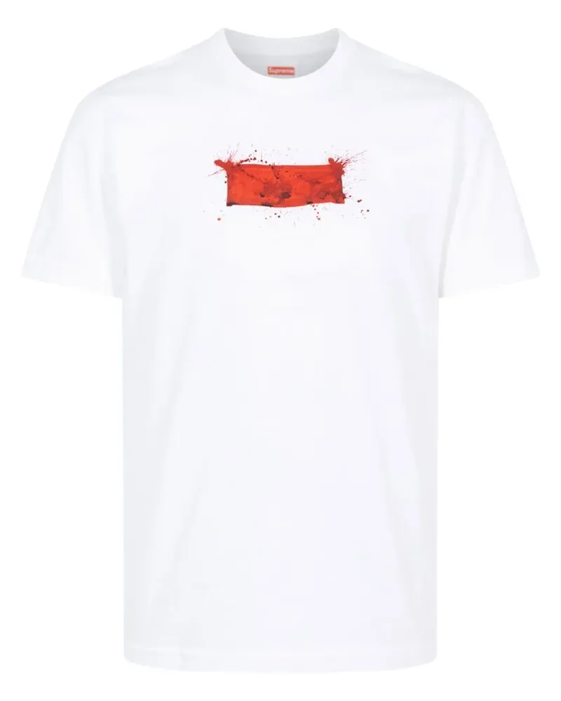 Supreme Being x Ralph Steadman T-Shirt mit Logo - Weiß Weiß