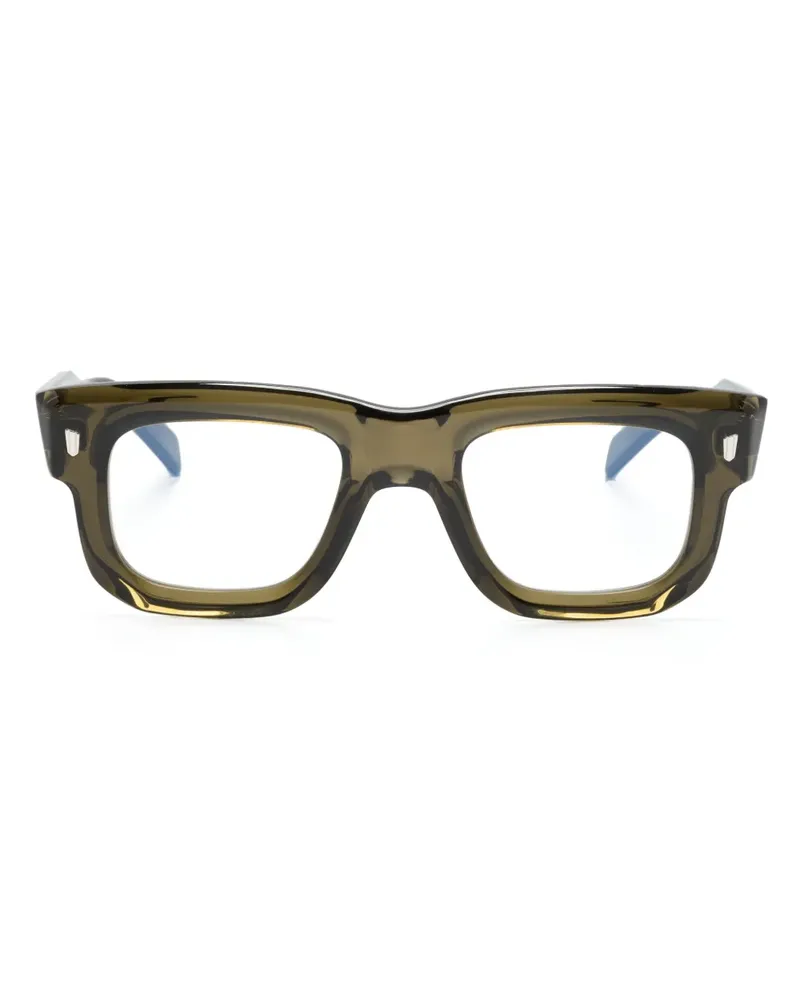 Cutler and Gross 1402 Brille mit eckigem Gestell - Grün Grün