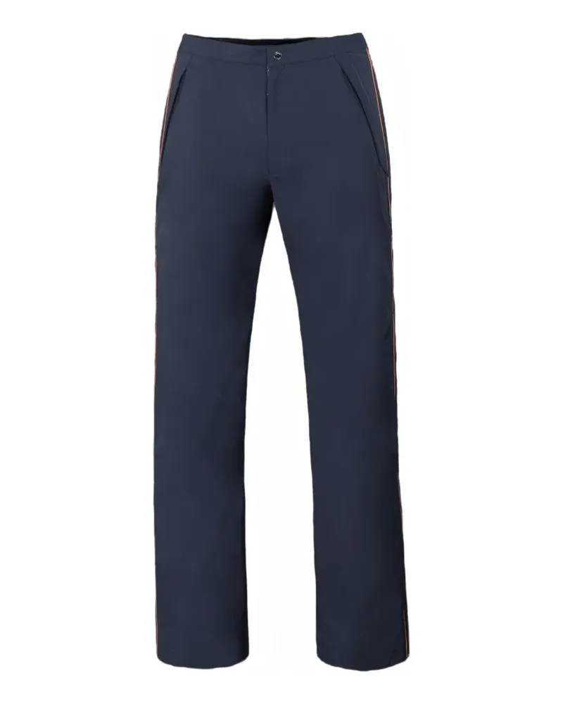 MOORER side-stripe tailored trousers - Blau Blau