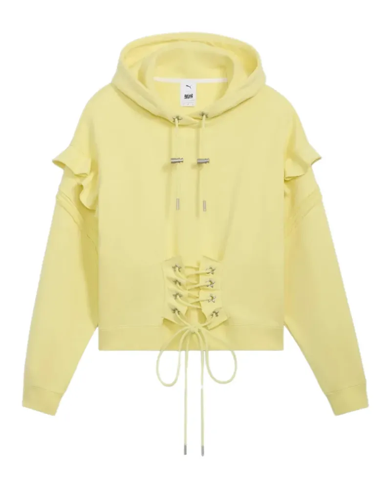 Puma x Collina Strada ruffled hoodie - Gelb Gelb