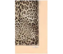KIM DOLCE&GABBANA Schal mit Leoparden-Print