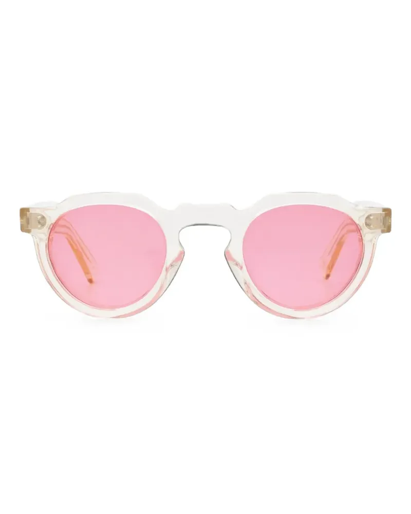 Lesca x Mia Burton Crown Panto round-frame sunglasses - Weiß Weiß