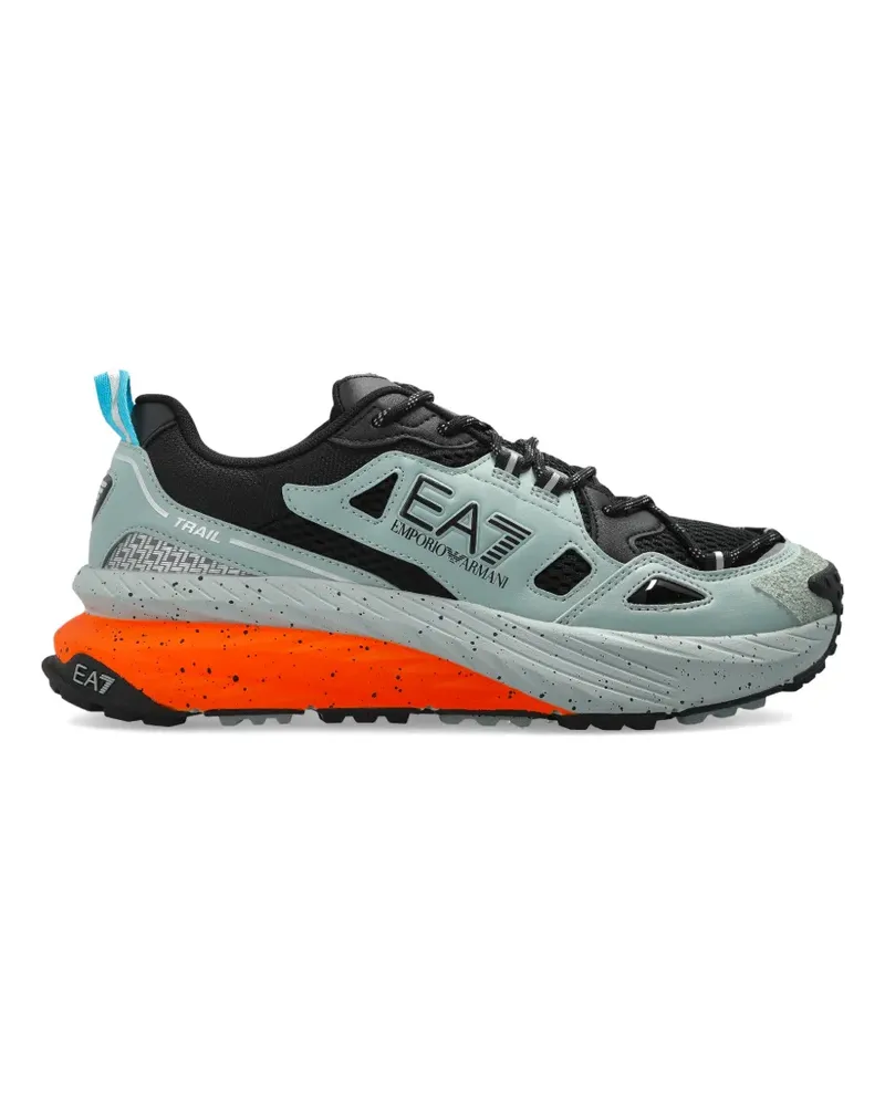 EA7 Crusher logo sneakers - Blau Blau