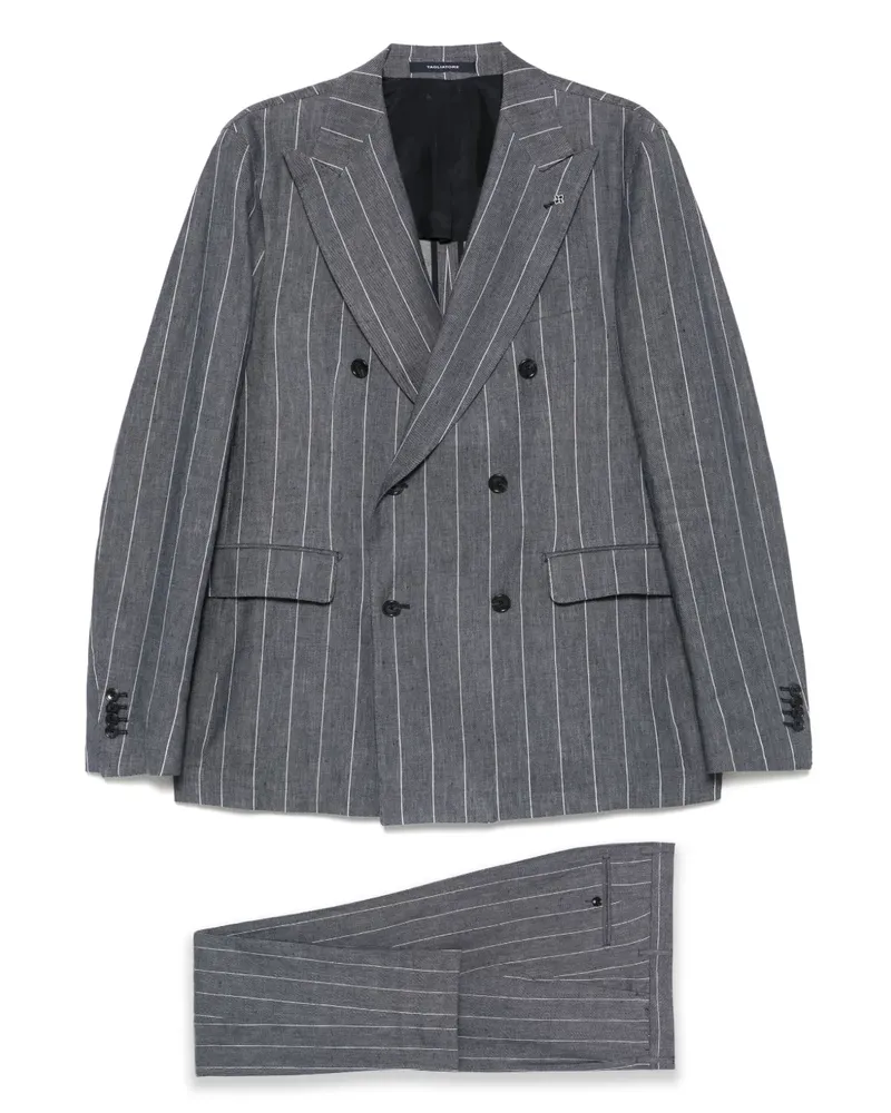 Tagliatore Sakko mit Nadelstreifen - Blau Blau
