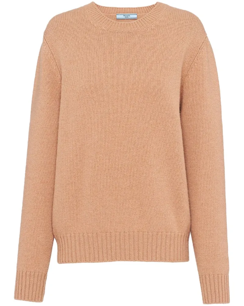 Prada Pullover mit Triangel-Logo - Braun Braun