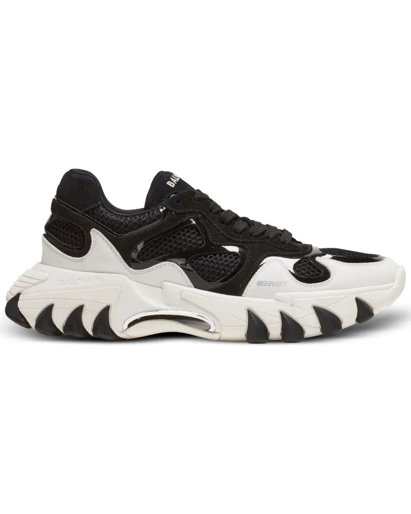 Balmain B-East Sneakers mit dicker Sohle - Schwarz Schwarz