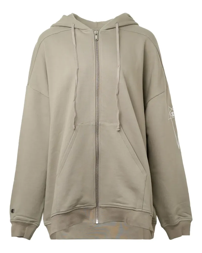 Rick Owens x Champion Jumbo zip hoodie - Braun Braun