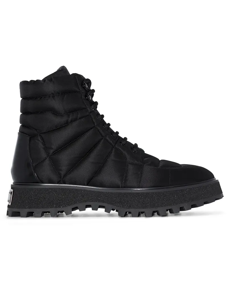 Dolce & Gabbana Gesteppte Stiefeletten - Schwarz Schwarz