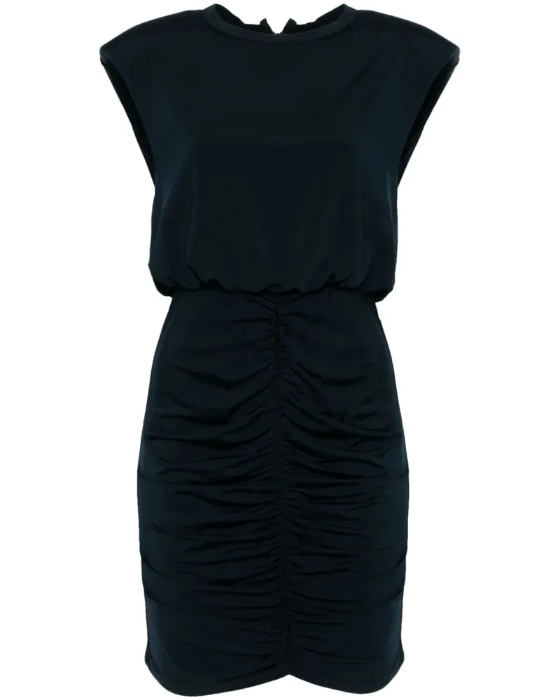ROTATE Birger Christensen Gerafftes Slinky Minikleid - Blau Blau