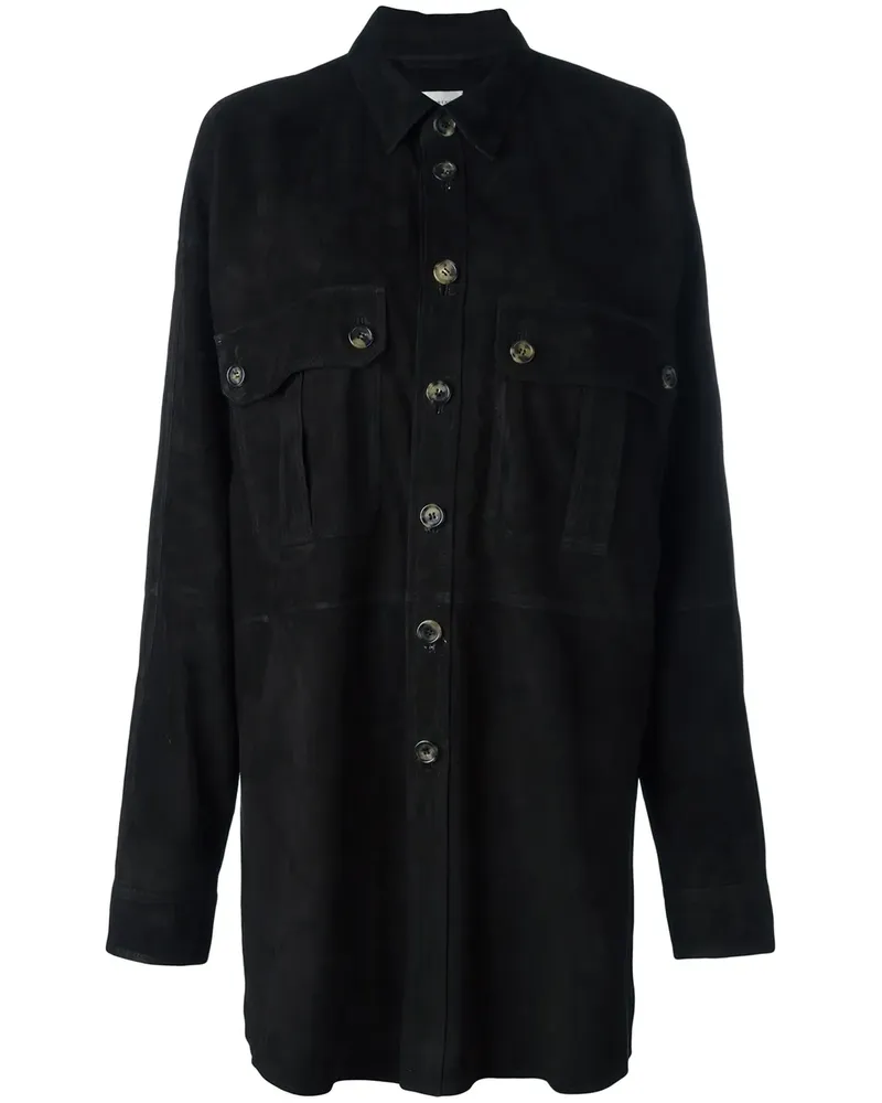 Faith Connexion Klassische Hemdjacke - Schwarz Schwarz