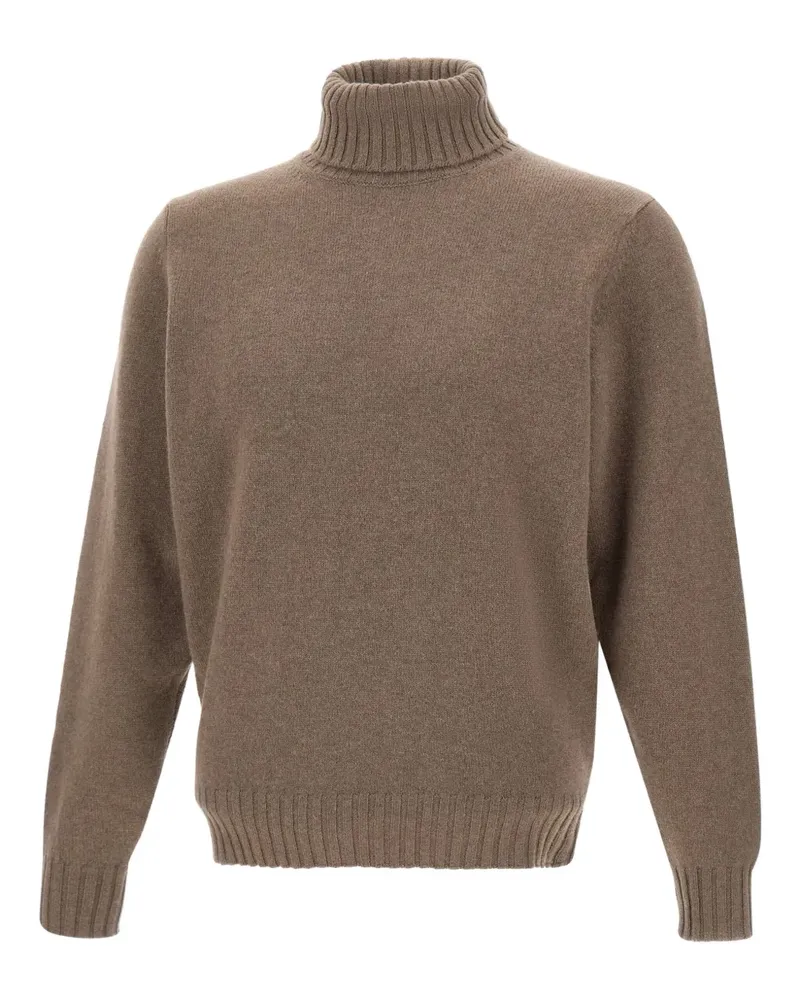 Filippo de Laurentiis Pullover mit Stehkragen - Braun Braun