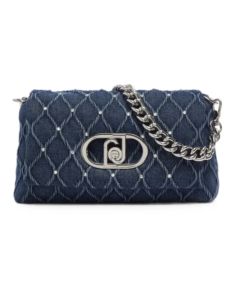 Liu Jo medium LaPuffy denim bag - Blau Blau