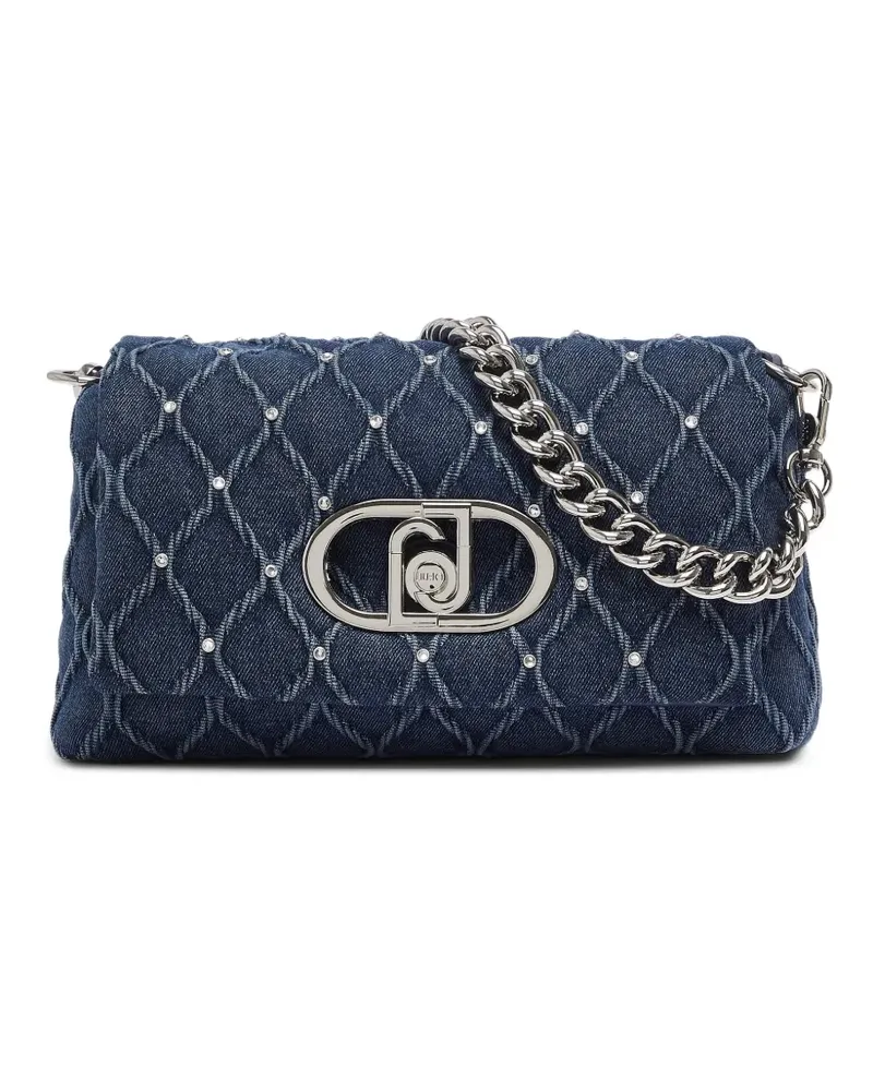 Liu Jo medium LaPuffy denim bag - Blau Blau