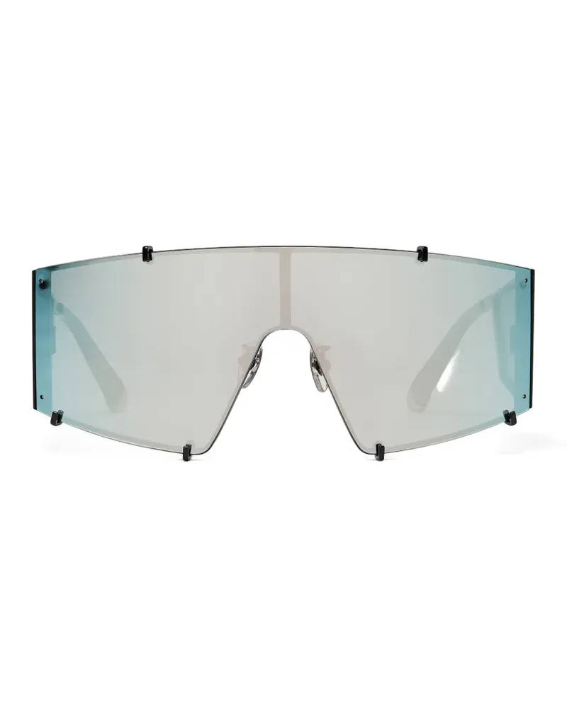 Stella McCartney Sonnenbrille mit Oversized-Gestell - Silber Silber