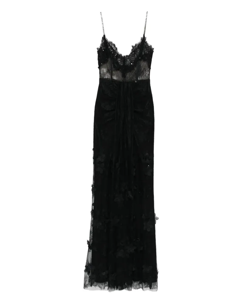 NISSA Verziertes Kleid - Schwarz Schwarz