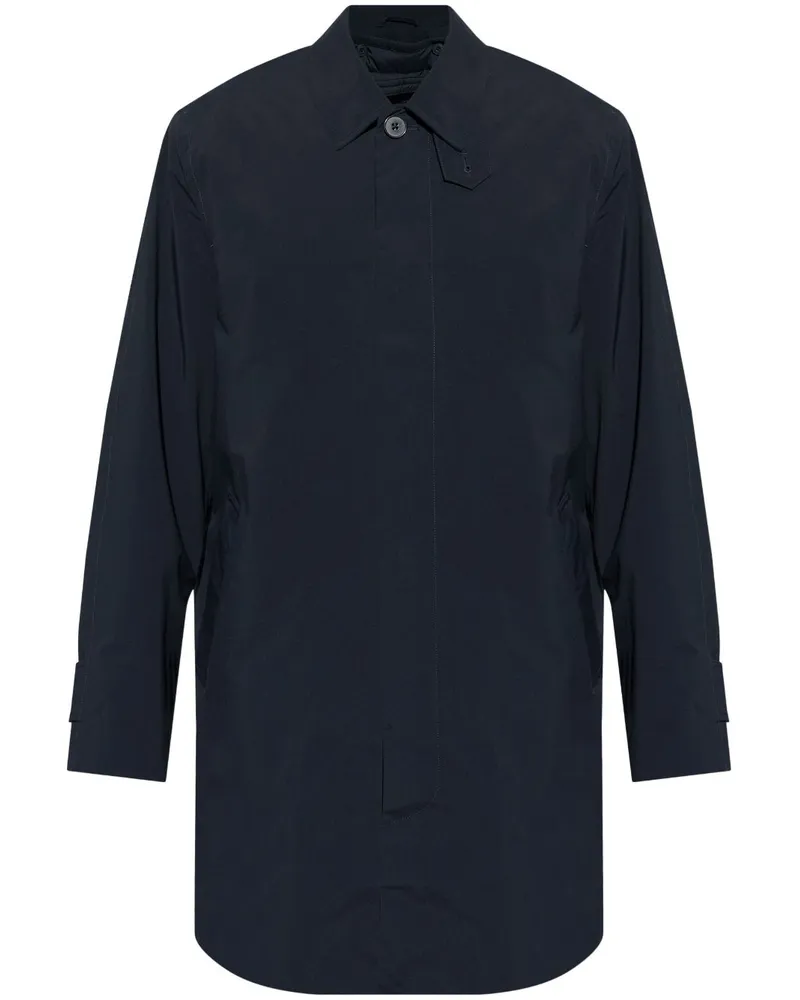 Samsøe & Samsøe Trenchcoat mit verdecktem Verschluss - Blau Blau